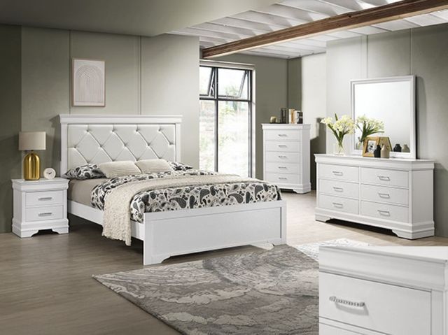 Crown Mark Amalia White Chest-1