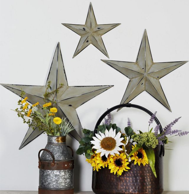 Deco Marche 3-Piece Light Brown Star Wall Decor-3
