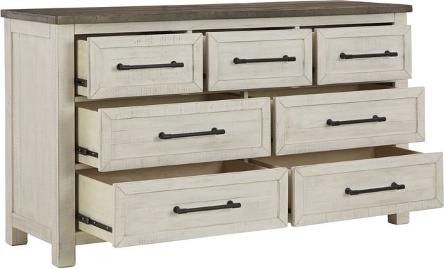 Benchcraft® Brewgan Two-Tone Dresser and Mirror-3