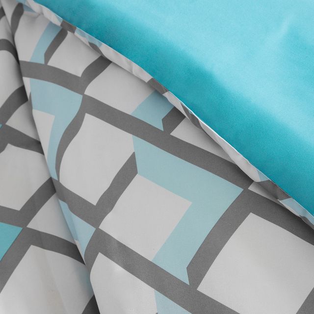 Olliix by Intelligent Design Finn Blue Full/Queen Comforter Set-2
