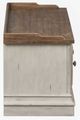 Liberty Furniture Morgan Creek Antique White/Wirebrushed Tobacco Storage Hall Bench-3