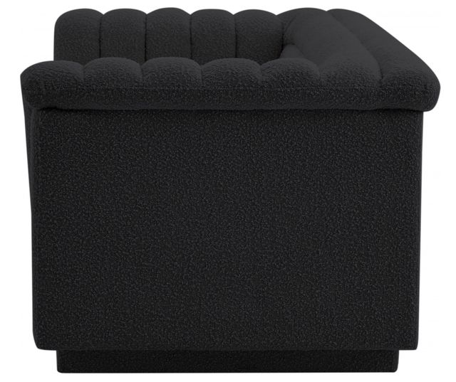 Meridian Furniture Cascade Black Boucle Fabric Sofa-3