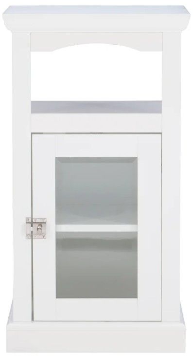 Linon Scarsdale White Demi Cabinet-1
