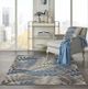 Nourison Home™ Aloha Gray Blue 5'x8' Style Area Rug-1
