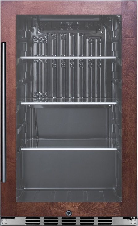 Summit® 3.13 Cu. Ft. Glass/Panel-Ready Frame Indoor/Outdoor Beverage Cooler-0