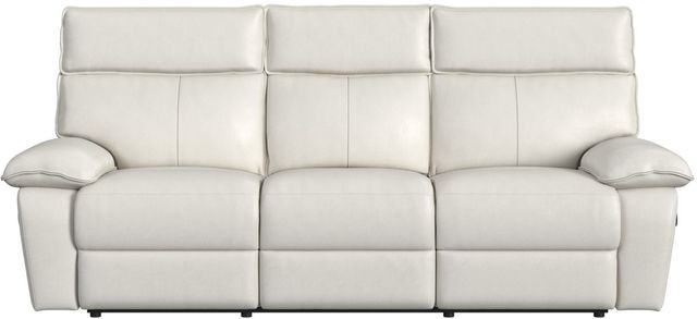 Elements International Wildcat Aviarah White Manual Reclining Sofa-3