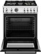 Bertazzoni Professional Series 30" Fingerprint Resistant Stainless Steel Pro Style Dual Fuel Range-1