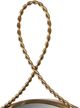TOV Furniture Ravina Braided Brass Oval Wall Mirror-5