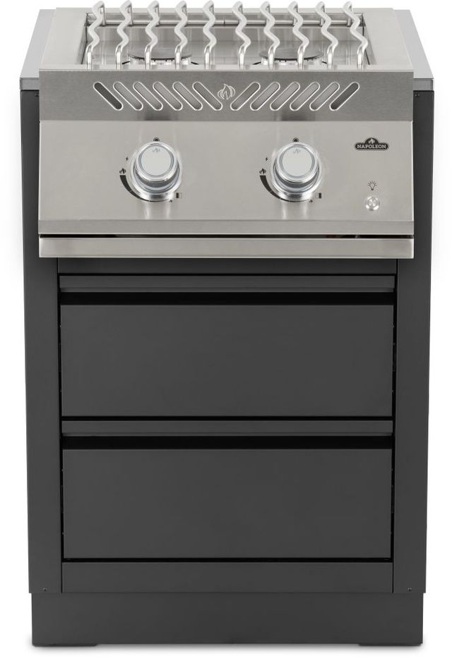 Napoleon OASIS® 24" x 24" Stainless Steel Countertop with 18" Burner Cutout-3
