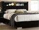 Furniture of America® Carlie Black/Chrome Queen Bookcase Bed-0