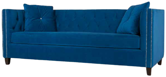 Fornirama 815 Blue Sofa-0