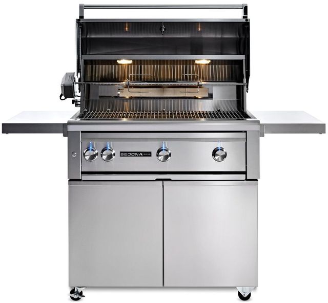 LYNX® Sedona 3-Burner Stainless Steel Freestanding Liquid Propane Grill with Rotisserie-2