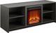 Ameriwood Home Mainstays Courtland Espresso 65'' Eletric Fireplace Media Console-2