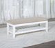 Coaster® Bexhill Beige/White Upholstered Rectangular Bench -3