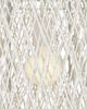 Currey & Company Cream Cocoon Medium Pendant-5