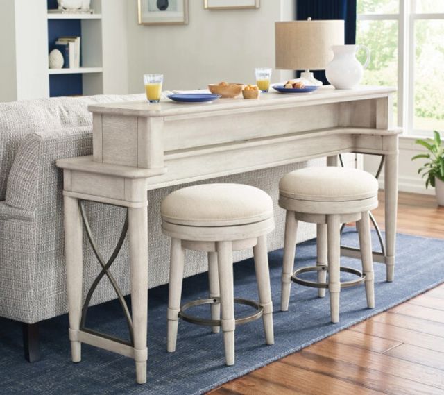 Hammary® Domaine Taupe Patina Counter Swivel Stool-1