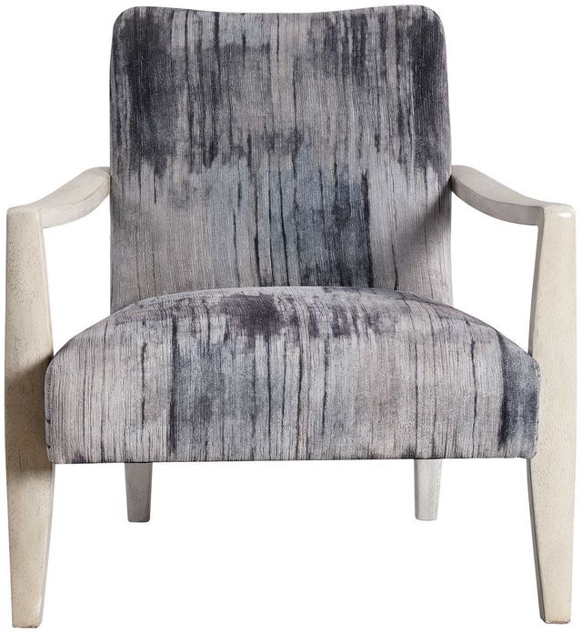 Uttermost® Watercolor Gray/Natural Off-White Accent Chair-3