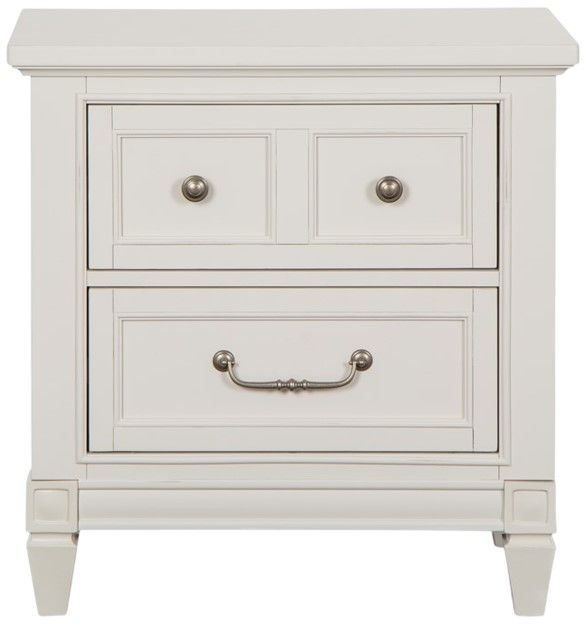 Magnussen Home® Willowbrook Egg Shell White Nightstand-2