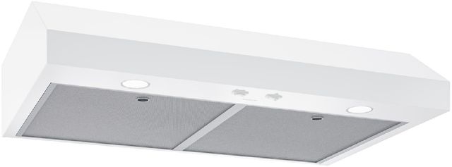 Broan® Glacier 1 Series 24" White Under Cabinet Range Hood-0