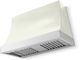 La Cornue Cornufé Marquee 44" Pure White Wall Mounted Range Hood with Polished Chrome Trim-0