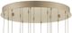 Currey & Company Birds Nest Multi-Drop Painted Silver Pendant Lighting-1