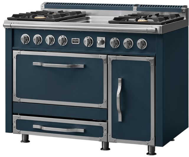 Viking® Tuscany 48" Squall Pro Style Dual Fuel Range with Griddle-2