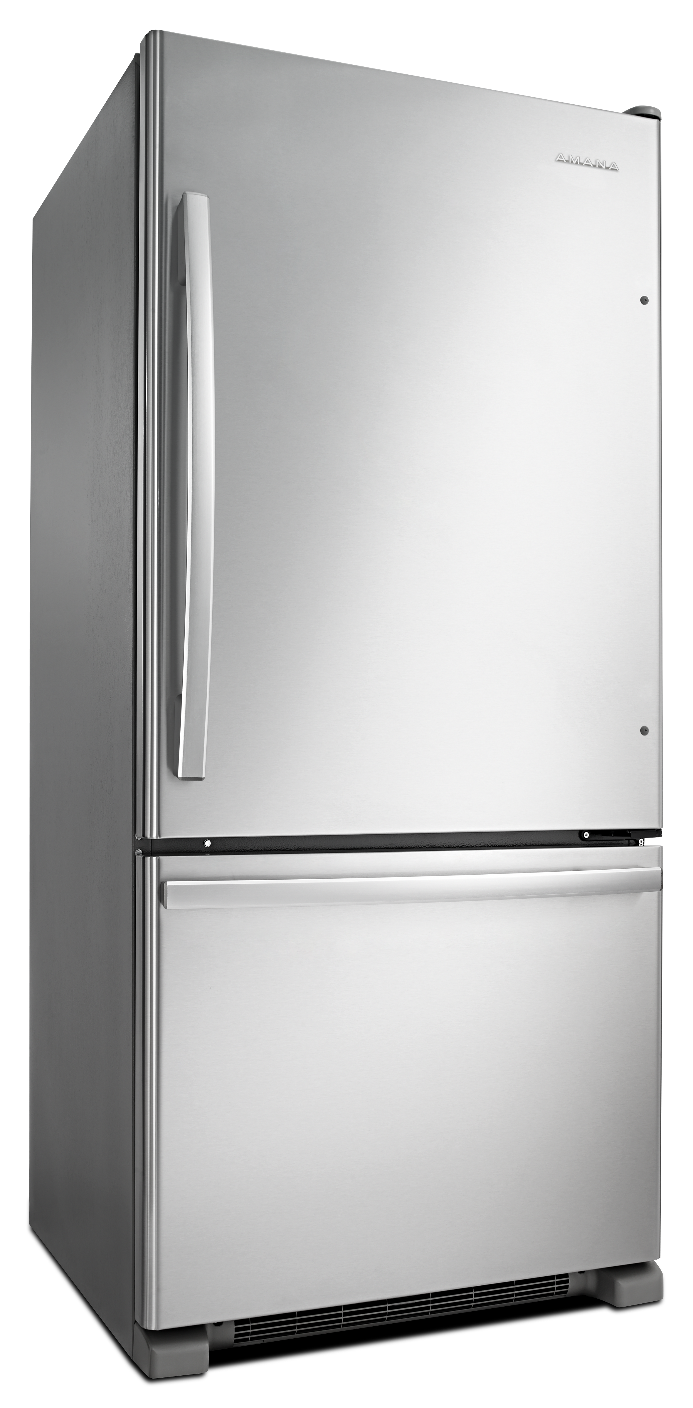 Amana 30 in. 18.7 Cu. Ft. Stainless Steel Bottom Freezer Refrigerator - Thumbnail 2