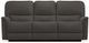 La-Z-Boy® Turner Charcoal Leather Wall Reclining Sofa-1