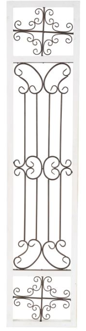 Deco Marche Scroll Ornamental Cream Wall Art Panel-0