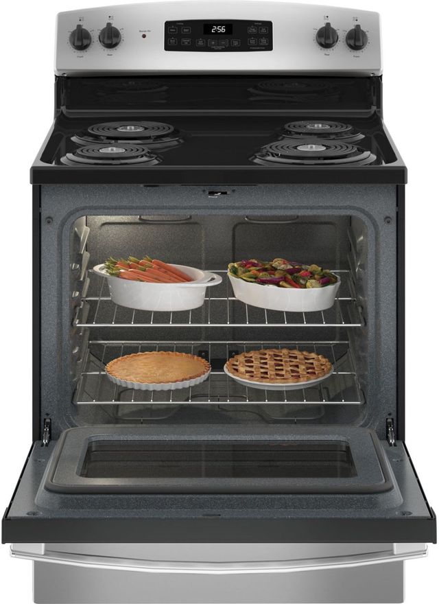 GE 30" Stainless Steel Freestanding Electric Range-2