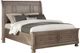 New Classic® Home Furnishings Allegra 4-Piece Pewter Queen Panel Bedroom Set-2