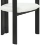 Armen Living Jazmin 6-Piece Vintage Black/White Dining Chair Set-4