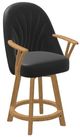 Chromcraft Customizable Bailey Counter Height Swivel Dining Stool-3