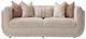 Michael Amini® Savannah Breeze Cashmere Bright Gold Standard Sofa-2