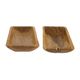 A & B Home 2-Piece Brown Platter Set-0