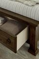 Vaughan-Bassett Rustic Hills Coffee King Storage Footboard-3