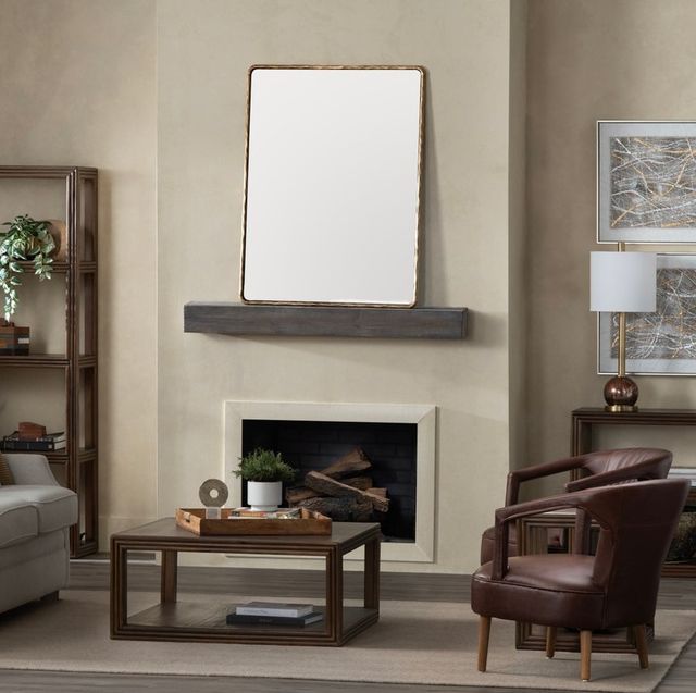 Crestview Collection Sully Gold Wall Mirror-2