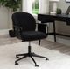 Linon Kamryn Black Office Chair-1