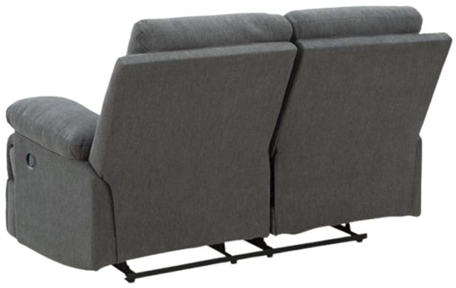 Signature Design by Ashley® Tarrant Charcoal Manual Reclining Loveseat-3