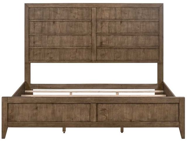 Liberty Furniture Shaker Lakes Harvest Brown King Panel Bed-2