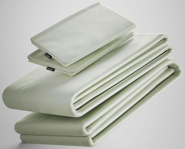 Hush Iced 4-Piece Sage King Bamboo Cooling Sheets and Pillowcase Set-1