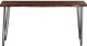 Jofran Inc. Nature's Edge Chestnut 72" Sofa Counter Dining Table with Black Base-2