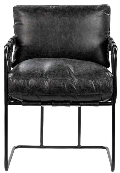 Classic Home Strapling Black/Rustic Shadow Dining Chair-2