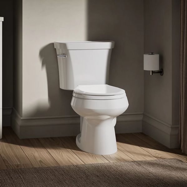 KOHLER® Wellworth® White 2-Piece 29" Round-Front  Toilet, 1.28 Gpf-2