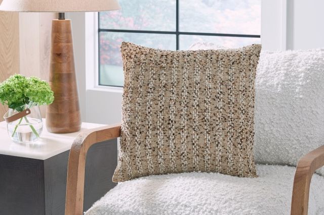Signature Design by Ashley® Vorlane 4-Piece Brown/Tan/White Throw Pillow Set-3