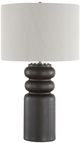 Uttermost® Macon Matte Black Table Lamp-0