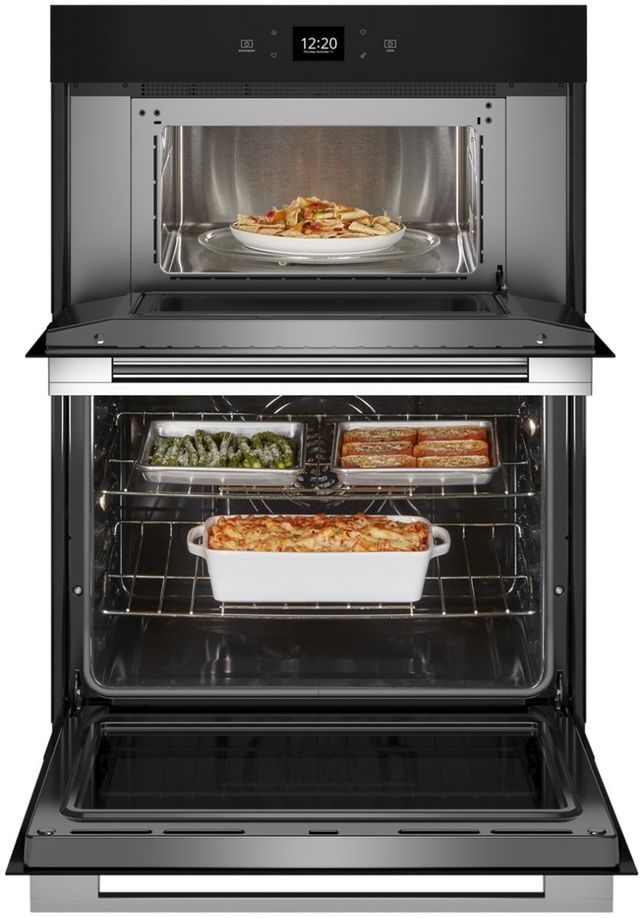 Whirlpool® 30" Stainless Steel Oven/Microwave Combo Electric Wall Oven with Air Fry When Connected-2