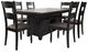 Jofran Inc. Madison County 7-Piece Vintage Black 42" Dining Set-0