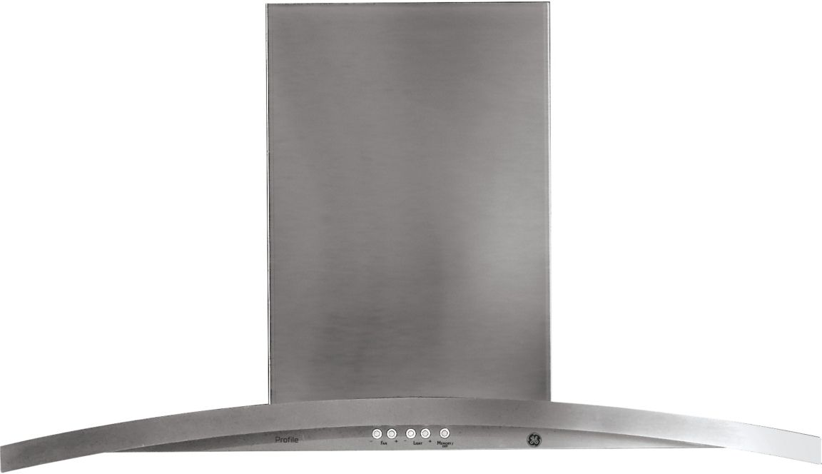 GE Profile™ 36" Stainless Steel Island Range Hood