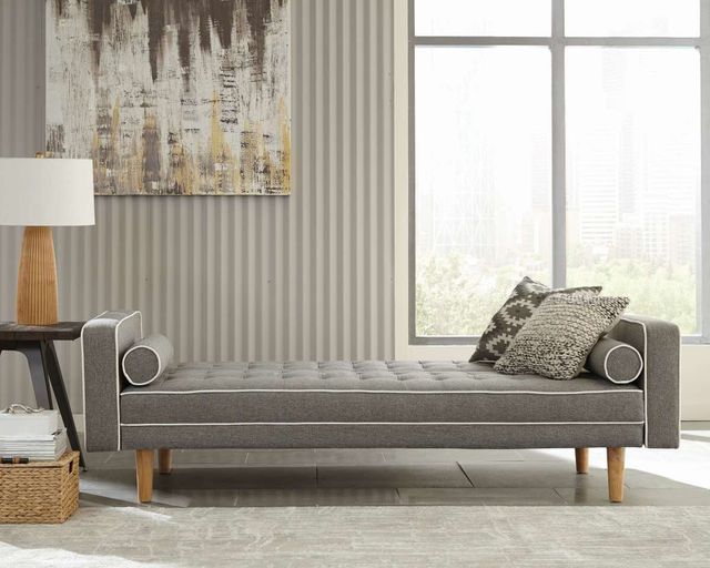 Coaster® Lassen Grey/White Sofa Bed-3